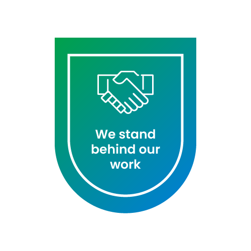 Limited Lifetime Warranty Card or Trust Badge